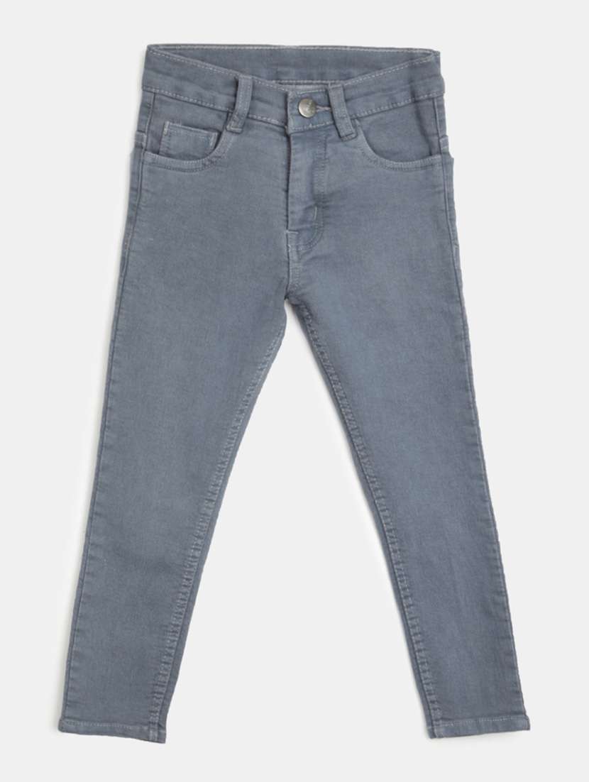 boy's plain skinny fit jeans