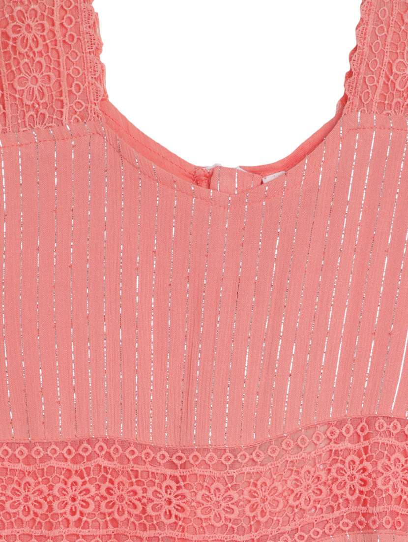 girls round neck sleeveless frock - 20282292 -  Standard Image - 2