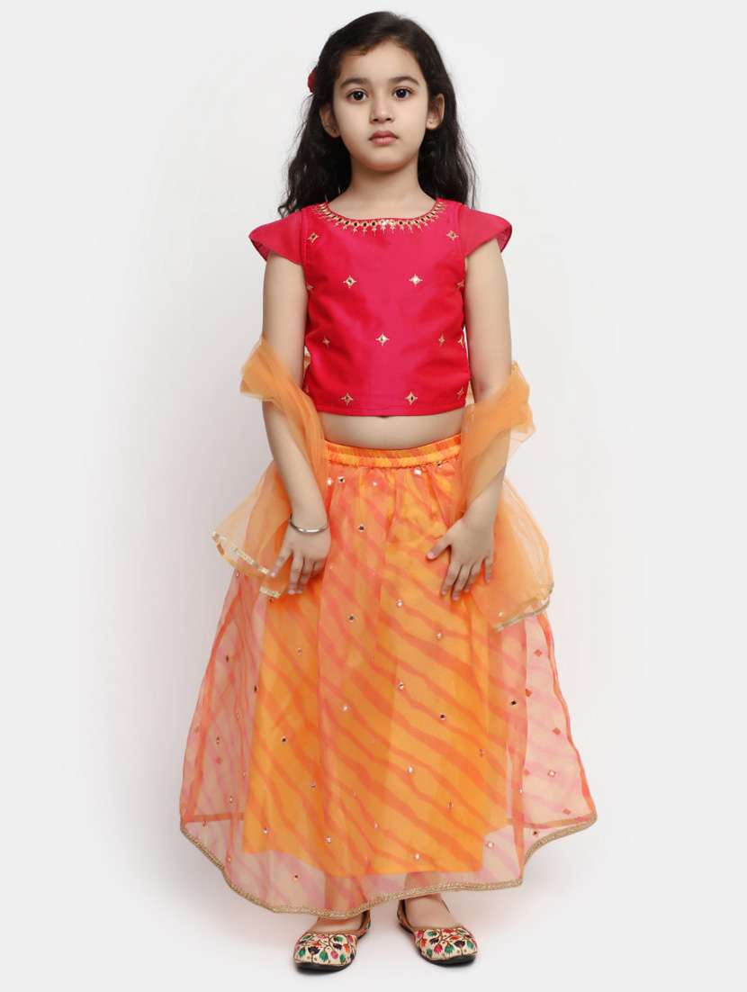 girls round neck short sleeves frock