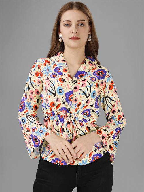 quirky print regular shirt - 20283955 - Standard Image - 0