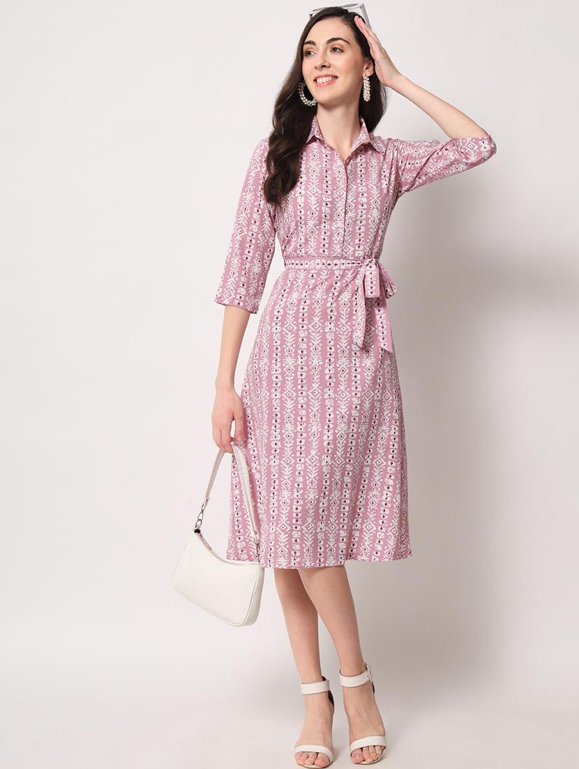 women's animal print dress - 20284002 - Standard Image - 2