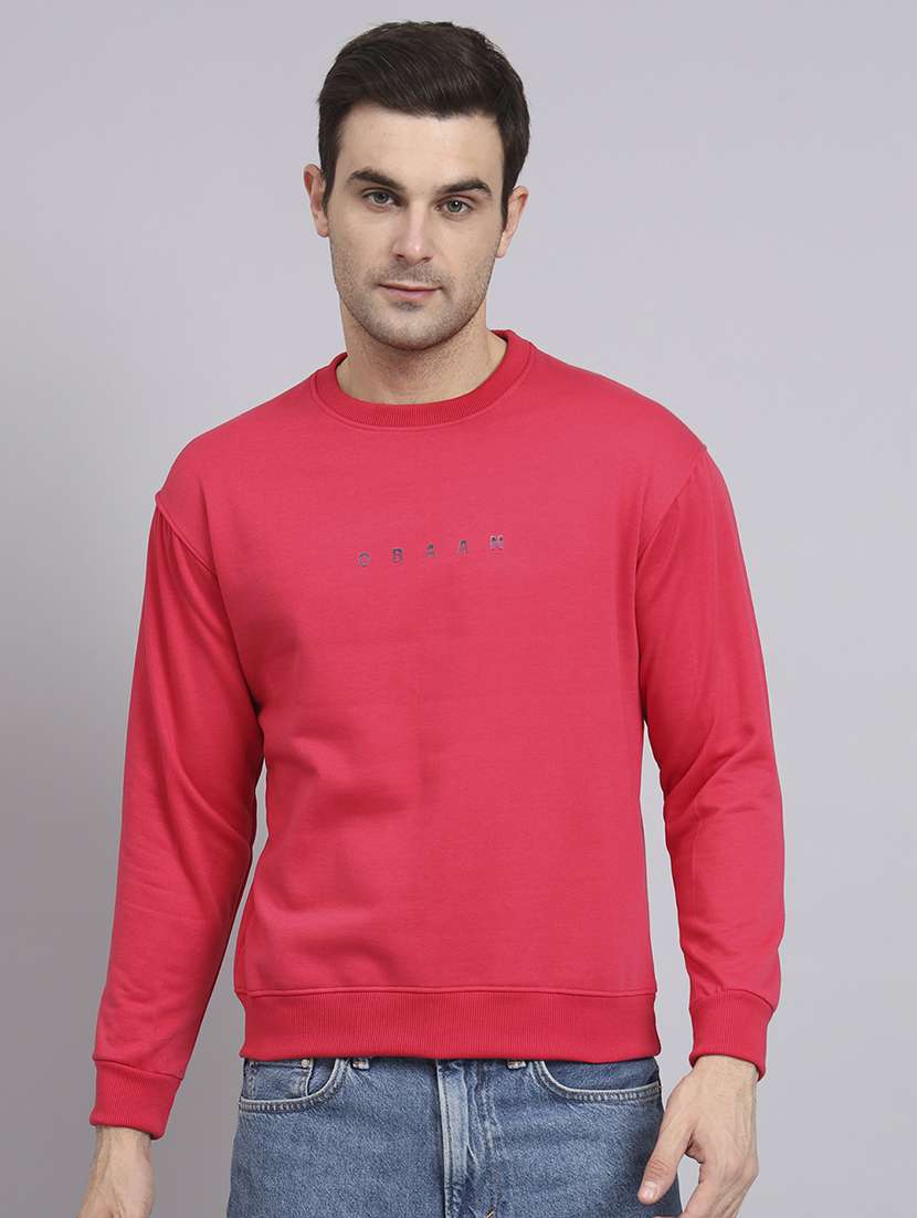 mens chest print sweatshirt