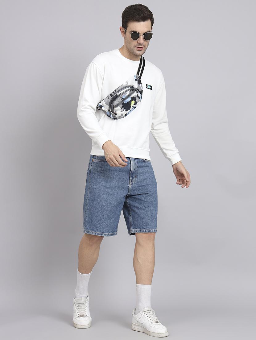 mens plain sweatshirt - 20284036 - Standard Image - 2