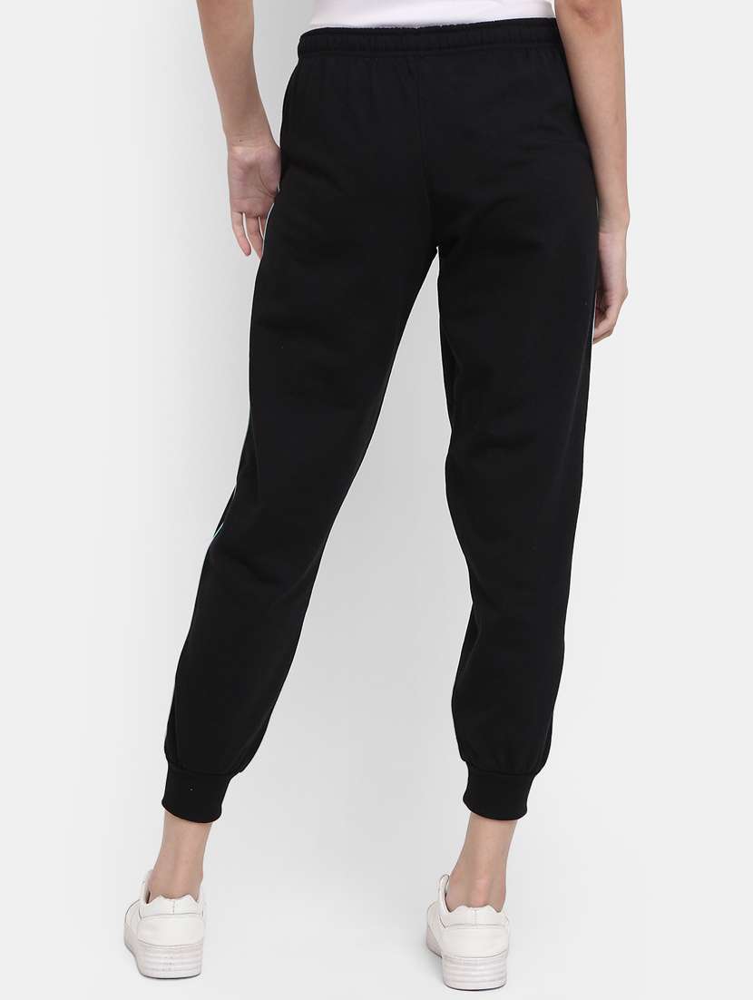 women solid mid rise track pants - 20284377 -  Standard Image - 2