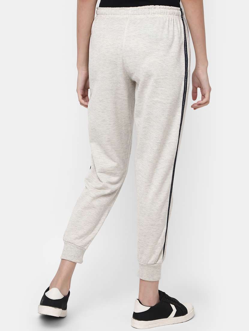 women solid mid rise track pants - 20284379 -  Standard Image - 2