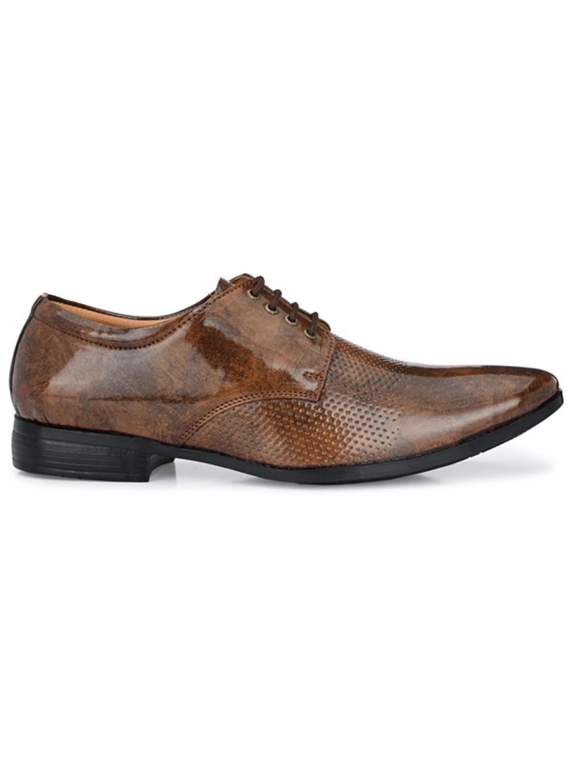 brown lace-up oxford shoes - 20284472 - Standard Image - 2