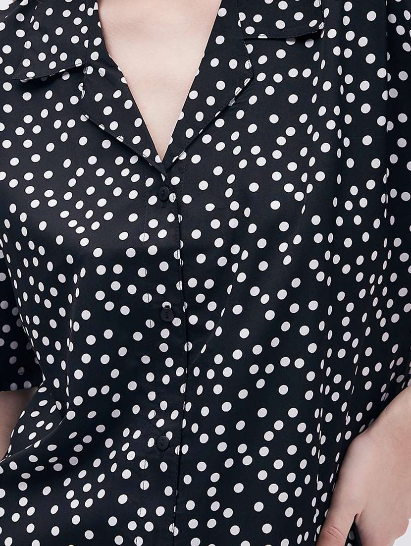 women polka doted regular shirt - 20287692 -  Standard Image - 2