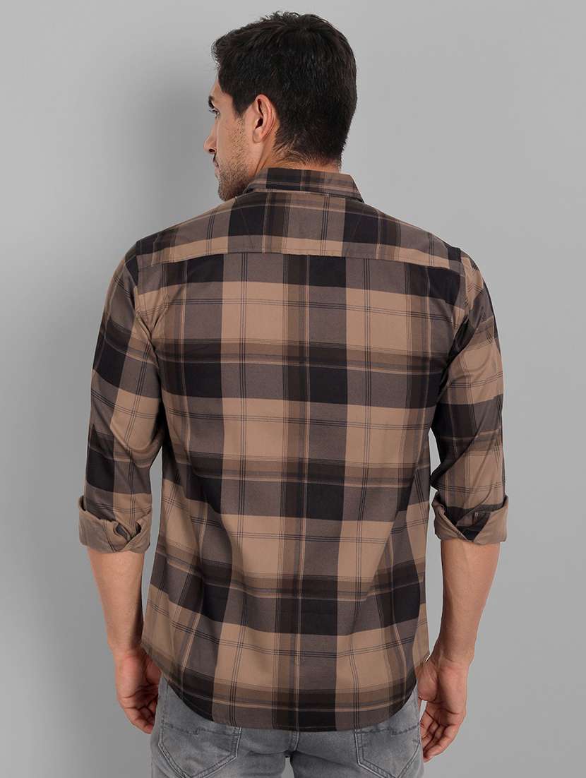 mens checks casual shirt - 20287724 -  Standard Image - 2