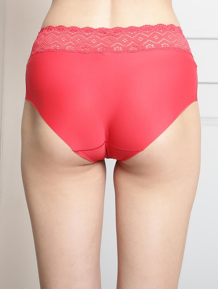 red polyester thongs panty - 20289923 - Standard Image - 2