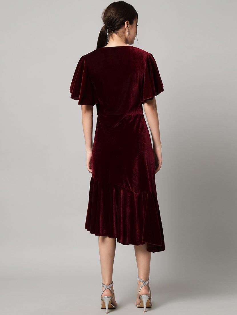 women's tiered dress solid dress - 20290079 - Standard Image - 2