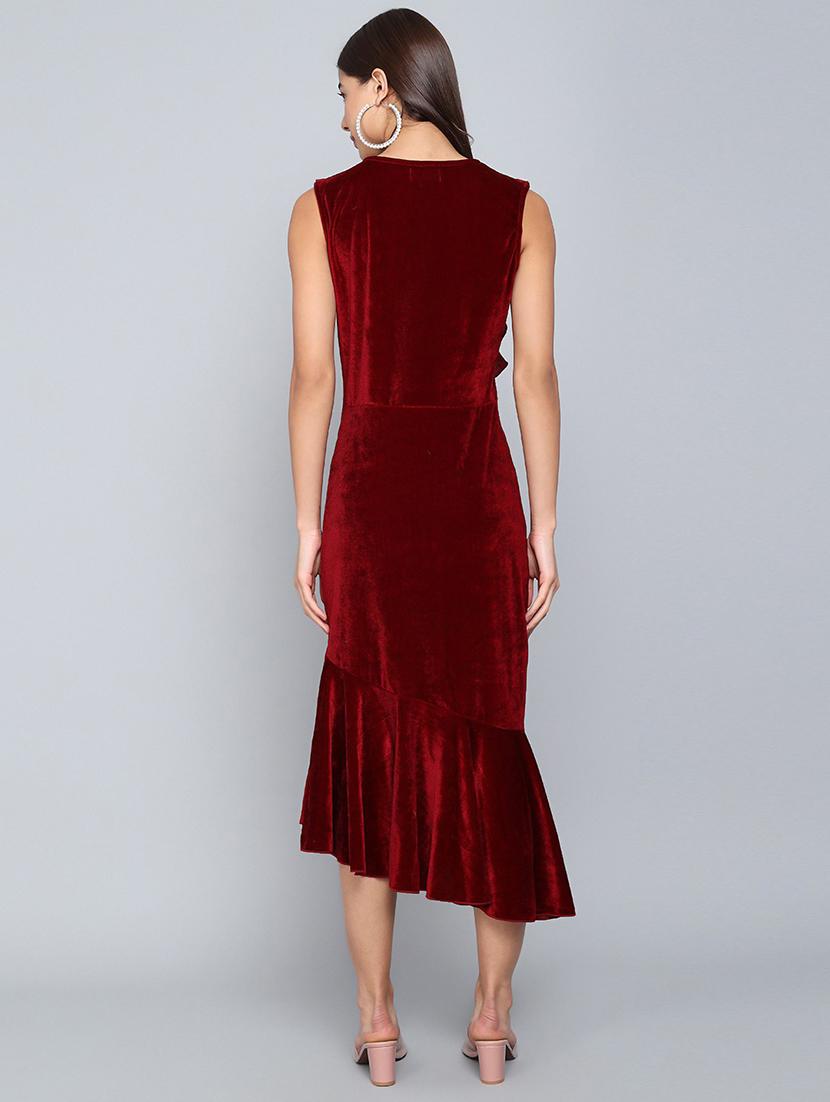 women's tiered dress solid dress - 20290084 - Standard Image - 2