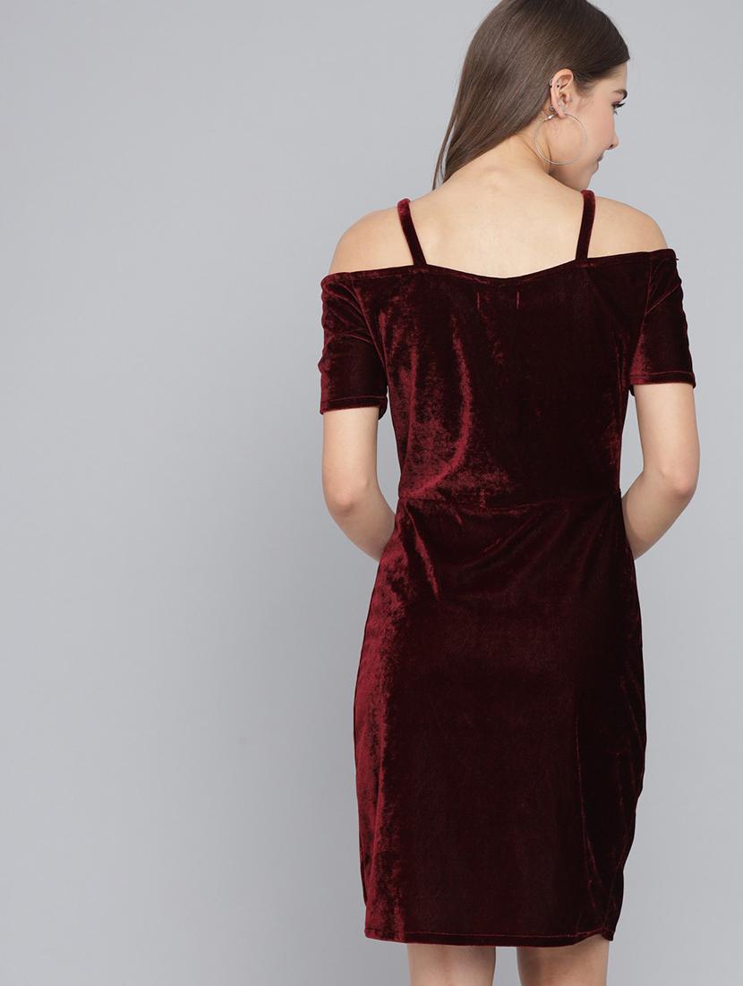women's bodycon solid dress - 20290089 - Standard Image - 2