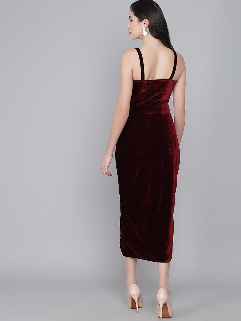 women's bodycon solid dress - 20290093 - Standard Image - 2