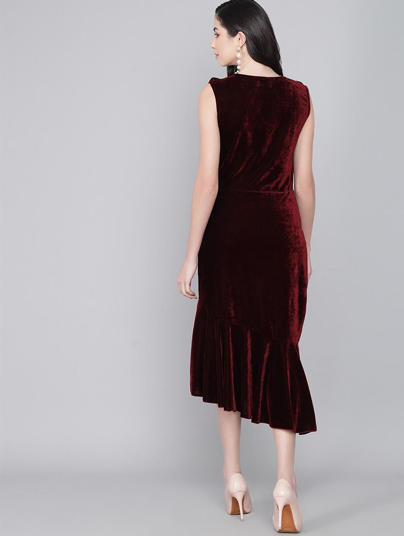 women's tiered dress solid dress - 20290094 - Standard Image - 2
