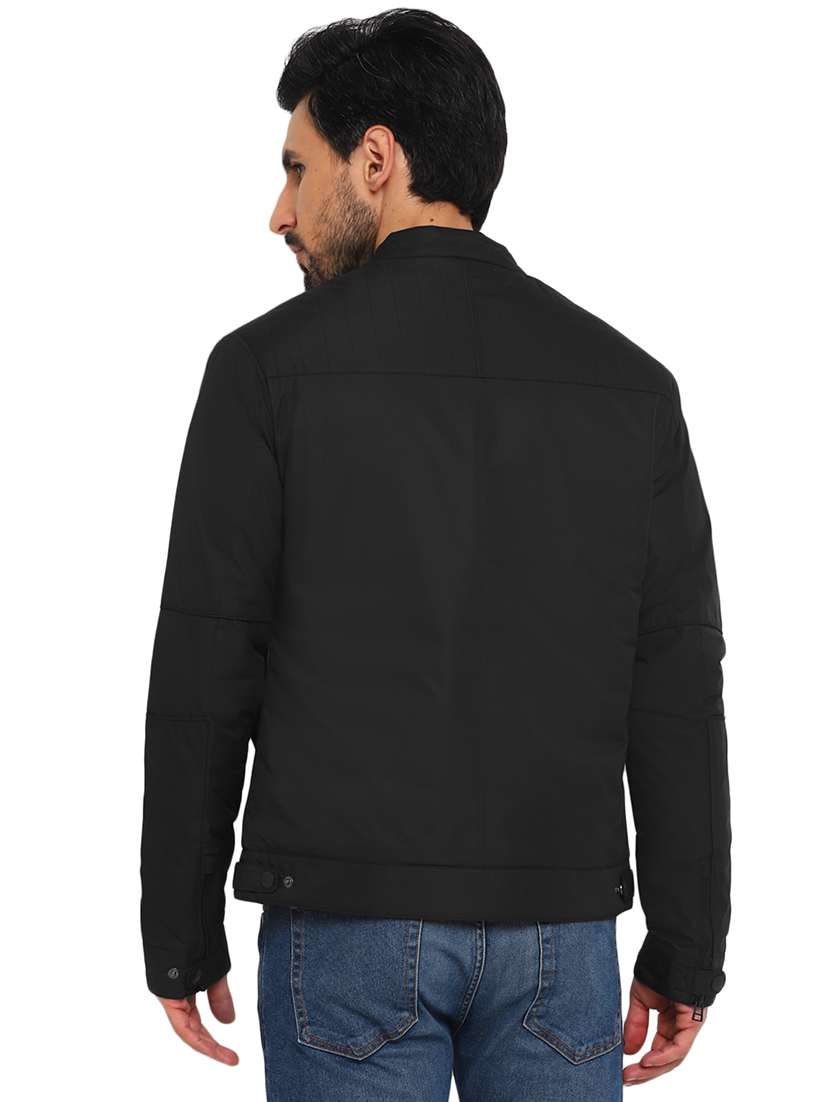 men black casual biker jacket - 20291908 -  Standard Image - 2