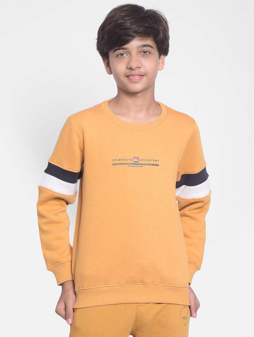 boys typography sweatshirt