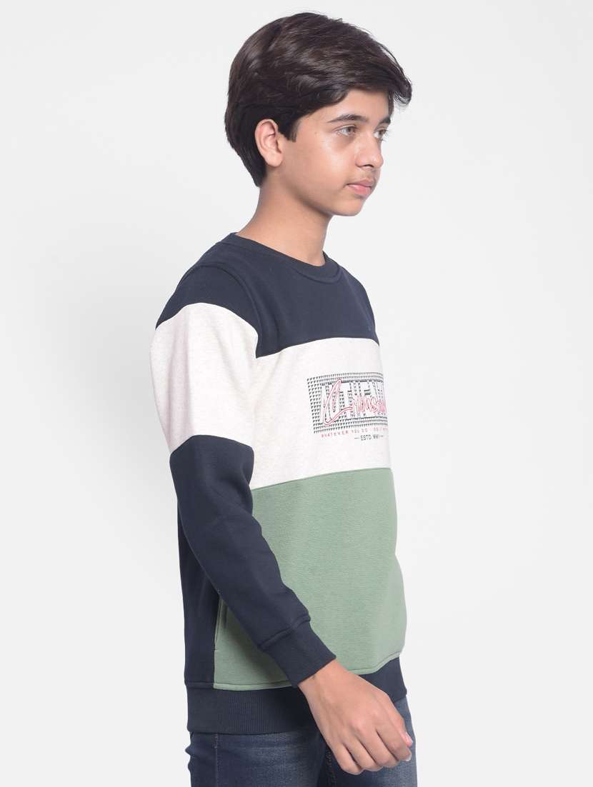boys color block sweatshirt - 20292544 -  Standard Image - 2