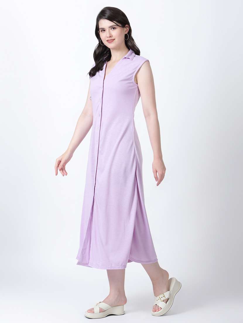 women's shirt solid dress - 20292577 -  Standard Image - 2