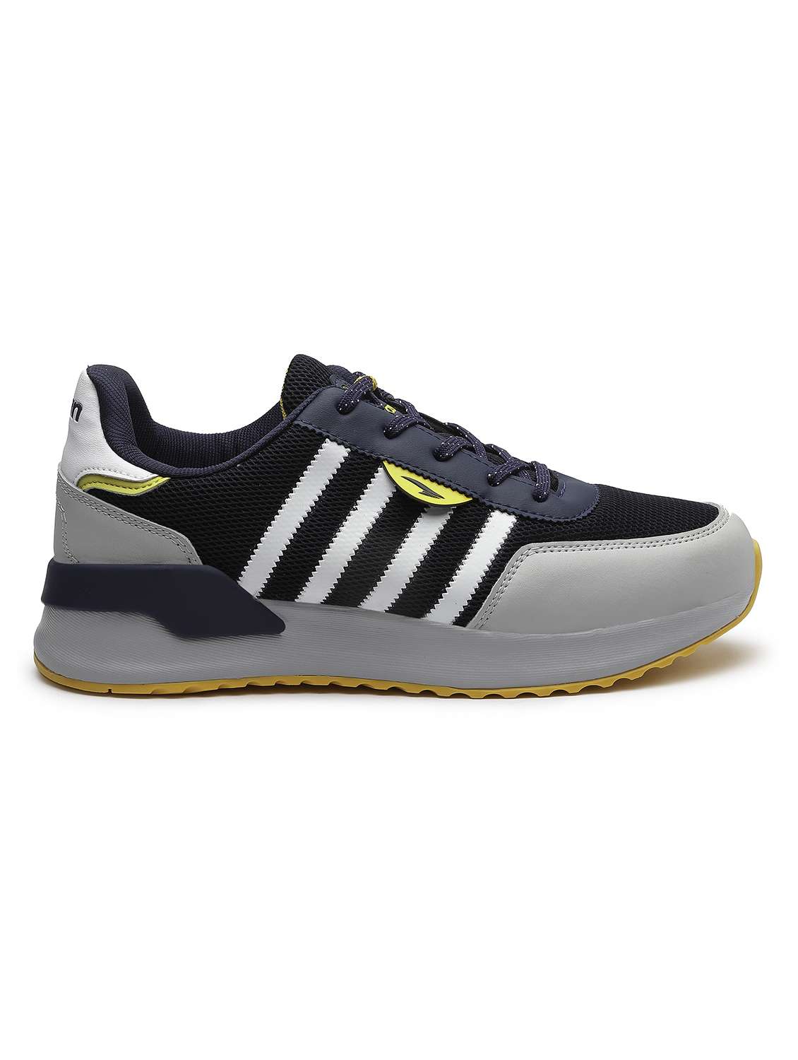 men navy color block sport shoe - 20295129 -  Standard Image - 2