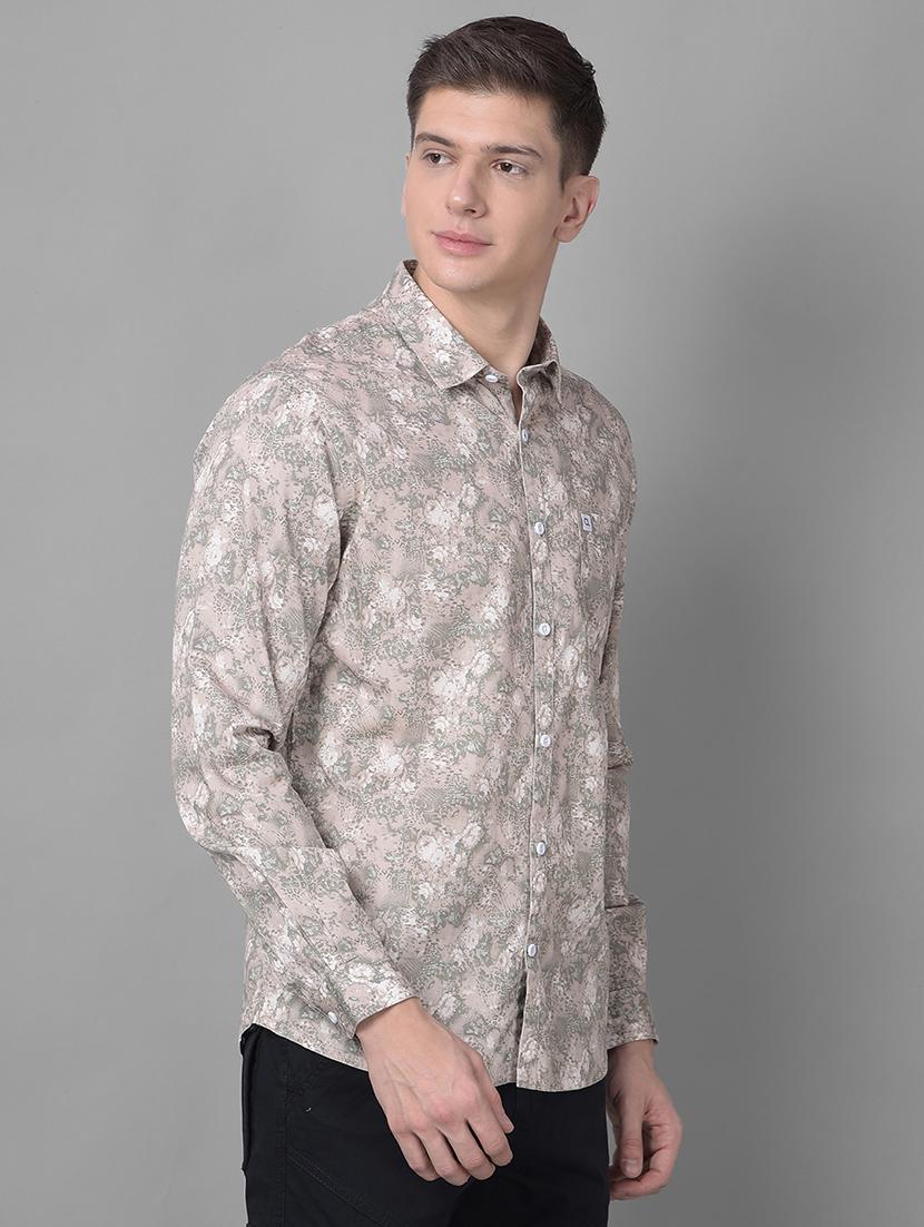 mens printed casual shirt - 20295410 - Standard Image - 2