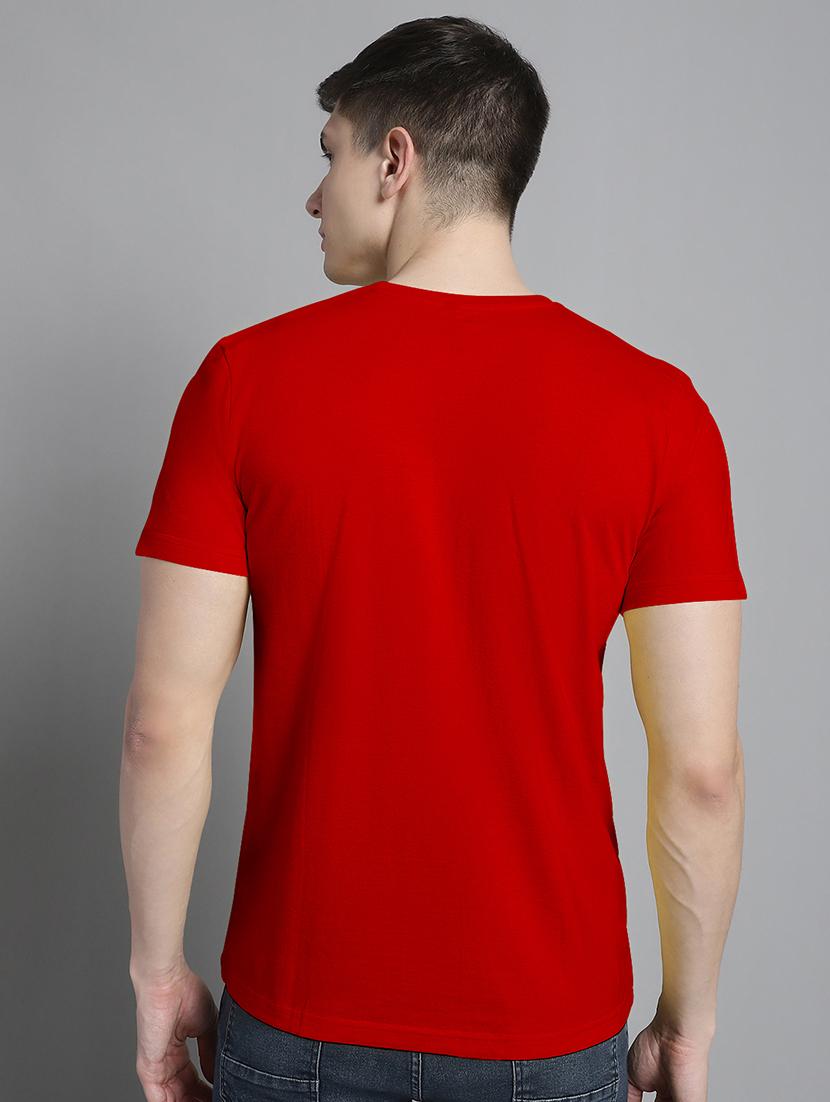 men round neck chest print t-shirt - 20295732 - Standard Image - 2