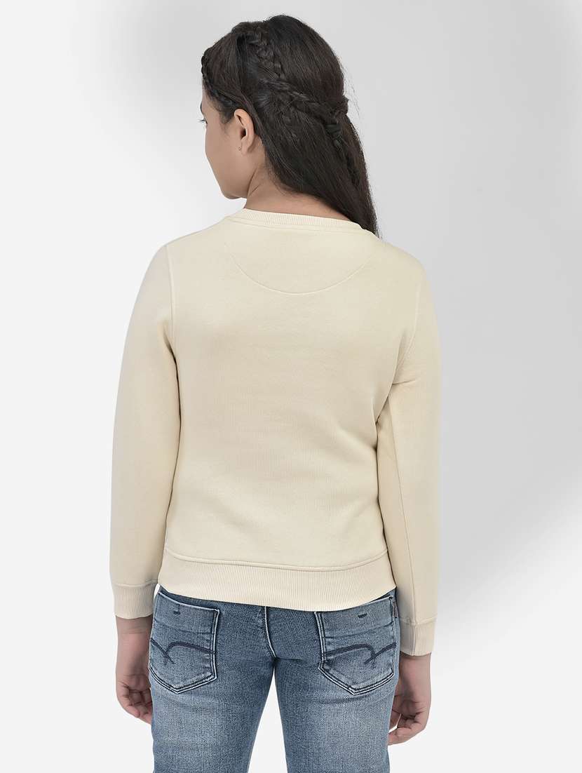 Plain Round Neck Sweatshirt