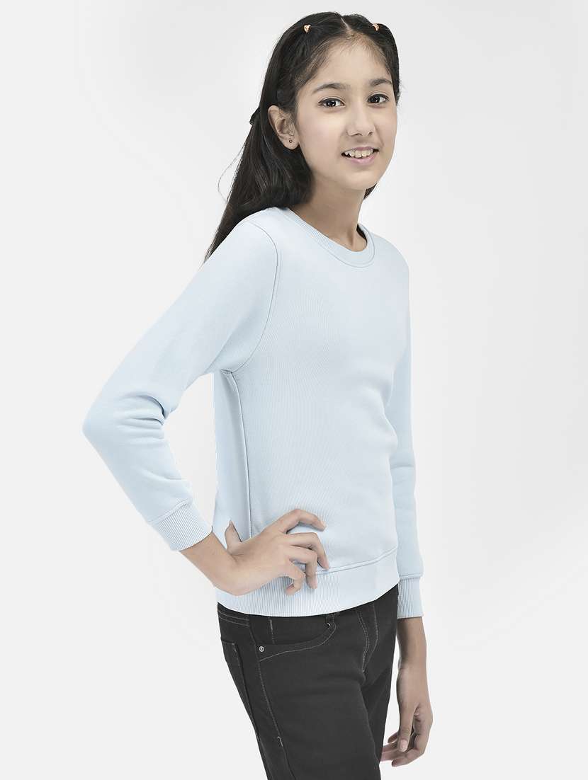 Plain Round Neck Sweatshirt