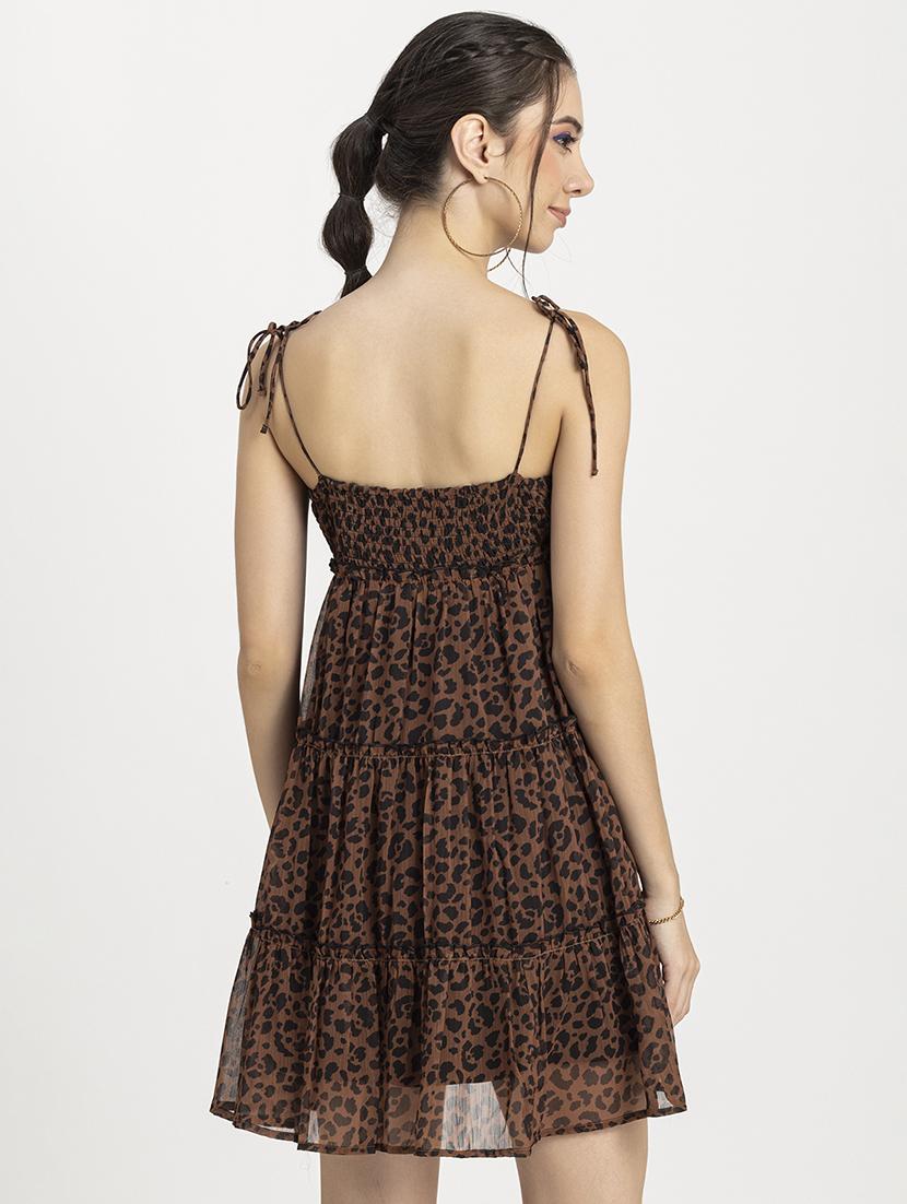 women's fit & flare color block dress - 20296482 - Standard Image - 2