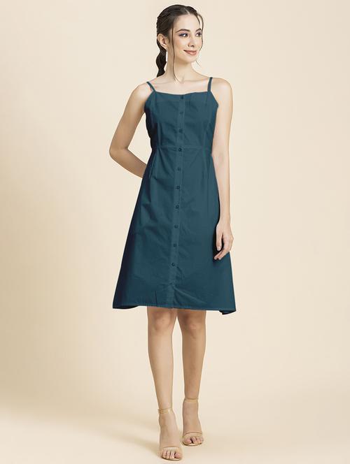 women's solid dress - 20296515 - Standard Image - 0