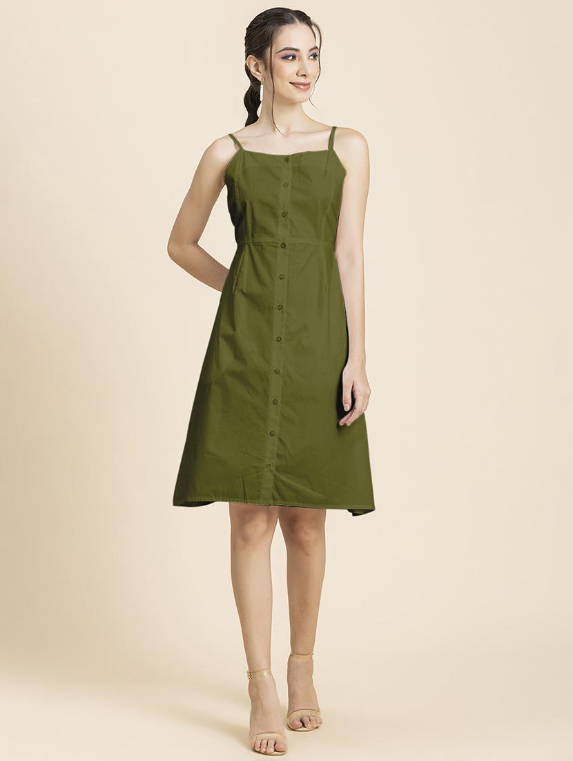 women's  solid dress - 20296517 -  Zoom Image - 0