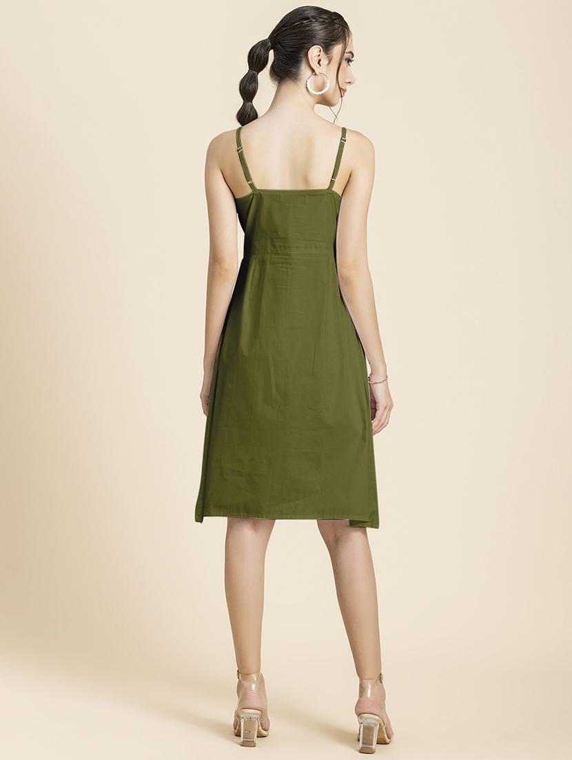 women's solid dress - 20296517 - Standard Image - 2