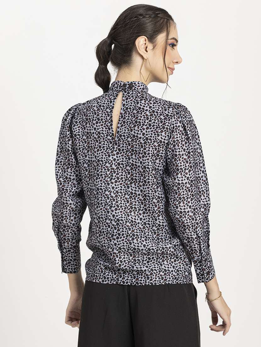 women's straight mock neck top - 20296773 -  Standard Image - 2