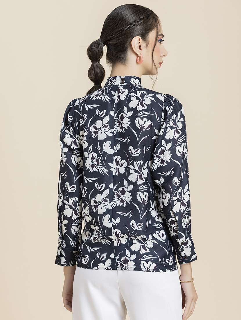 women's straight mock neck top - 20296775 -  Standard Image - 2