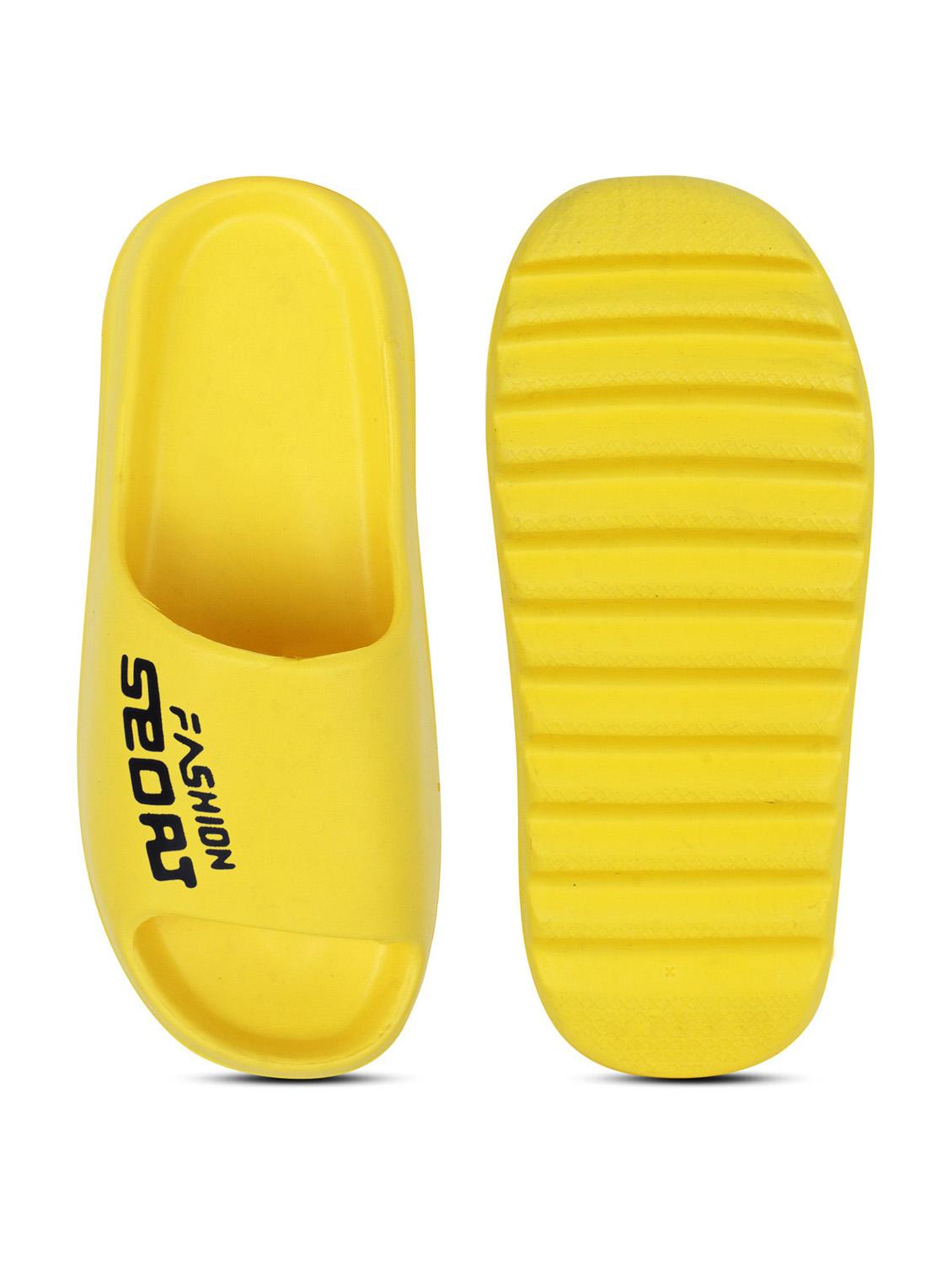 yellow eva slip on flip flops - 20296807 - Standard Image - 2