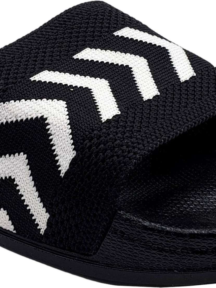 women black knitted flip flop - 20297081 -  Standard Image - 2
