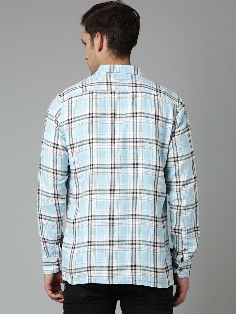 mens checks casual shirt - 20298122 -  Standard Image - 2