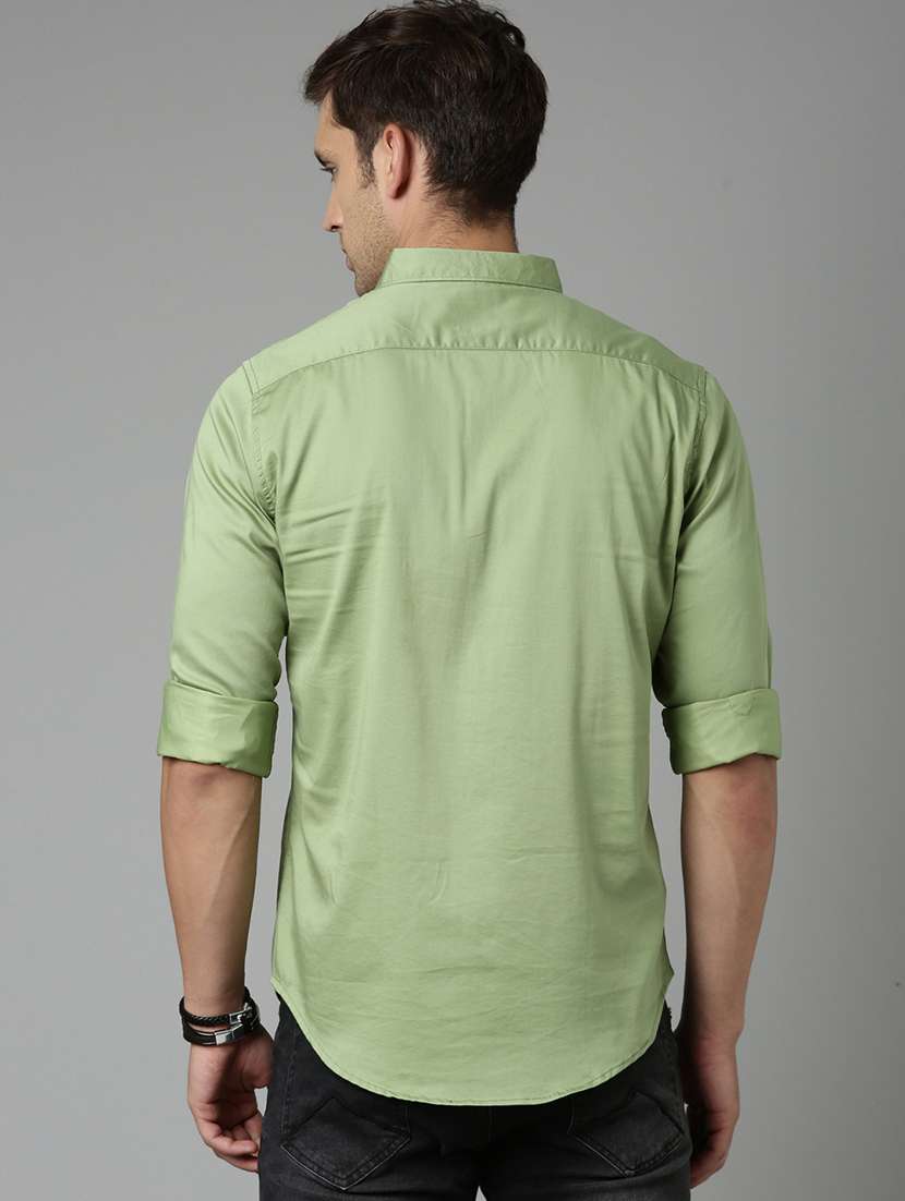 mens solid casual shirt - 20298151 - Standard Image - 2
