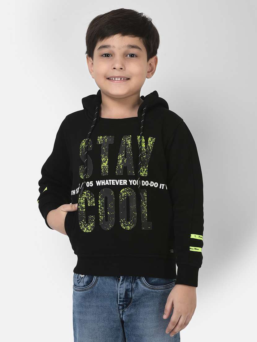 boys typography sweatshirt
