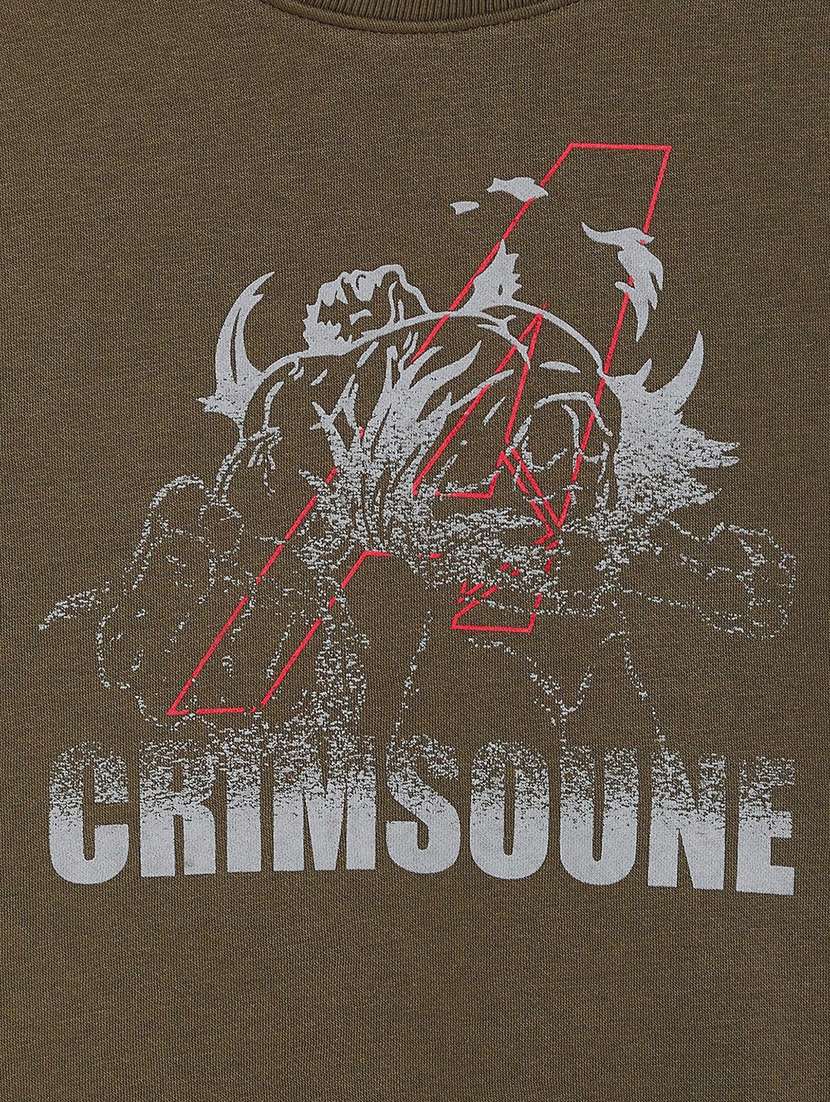 boys round neck graphic hooded sweatshirt - 20298333 -  Standard Image - 2