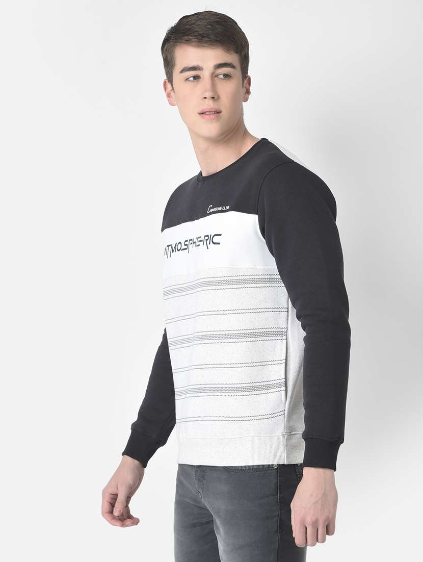 men multi color cotton blend regular sweatshirt - 20298446 - Standard Image - 2