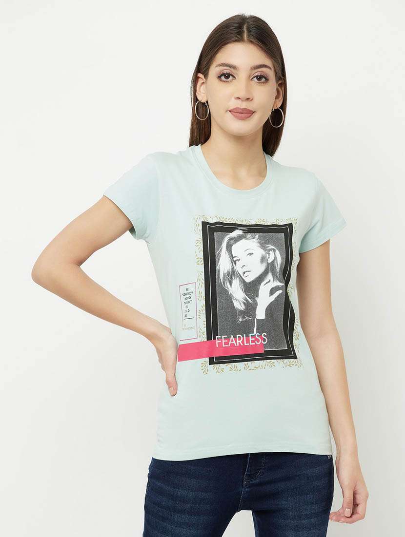 purist blue graphic print regular t-shirt