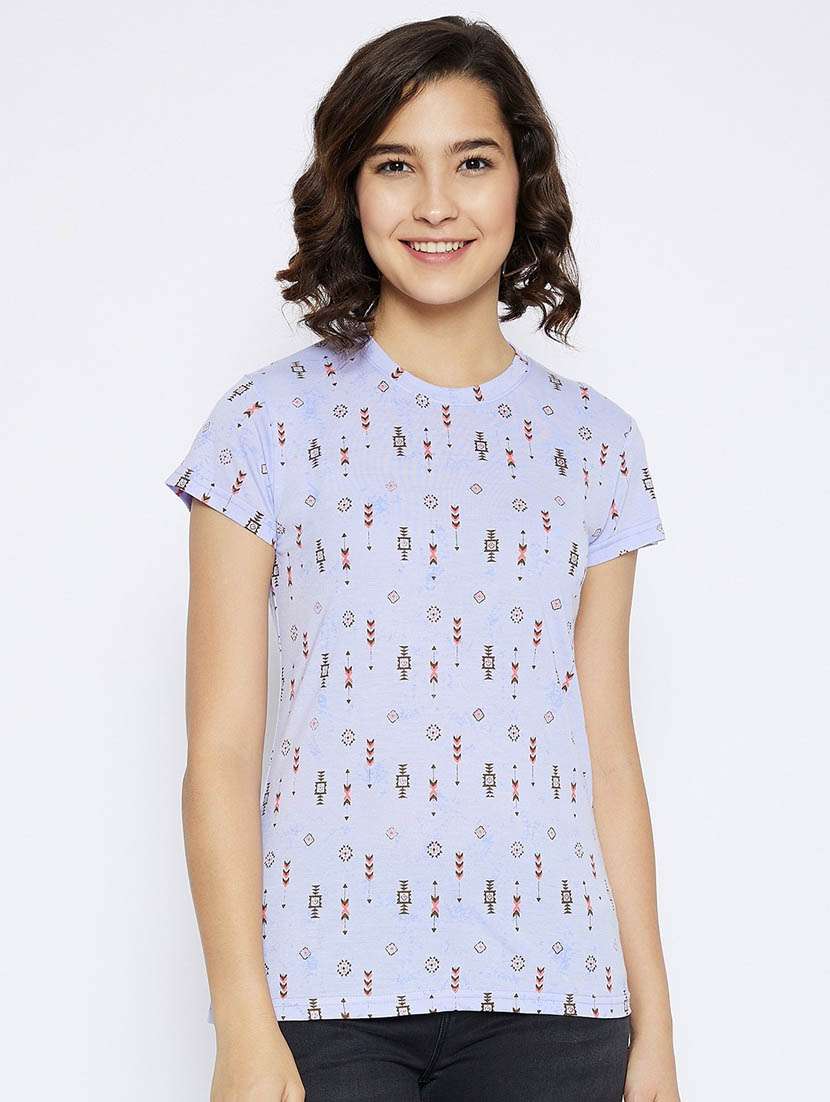 purist blue aztec print regular t-shirt