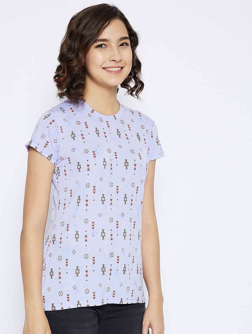 purist blue aztec print regular t-shirt - 20298867 -  Standard Image - 2