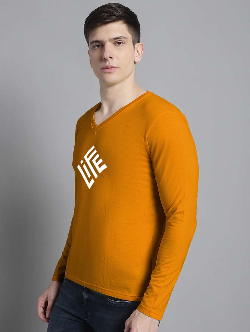 men chest print long sleeve t-shirt - 20299115 -  Standard Image - 2