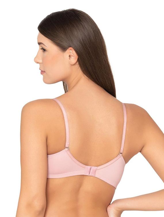 pink polyamide tshirt bra - 20299179 - Standard Image - 2