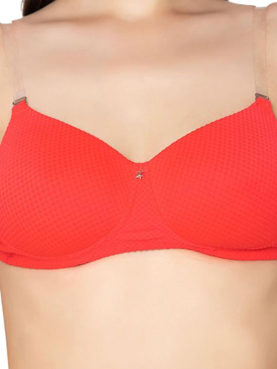 orange polyamide regular bra - 20299200 - Standard Image - 2