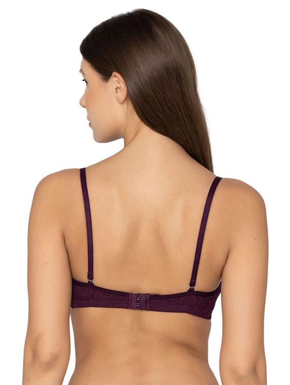burgundy polyamide push up bra - 20299252 - Standard Image - 2