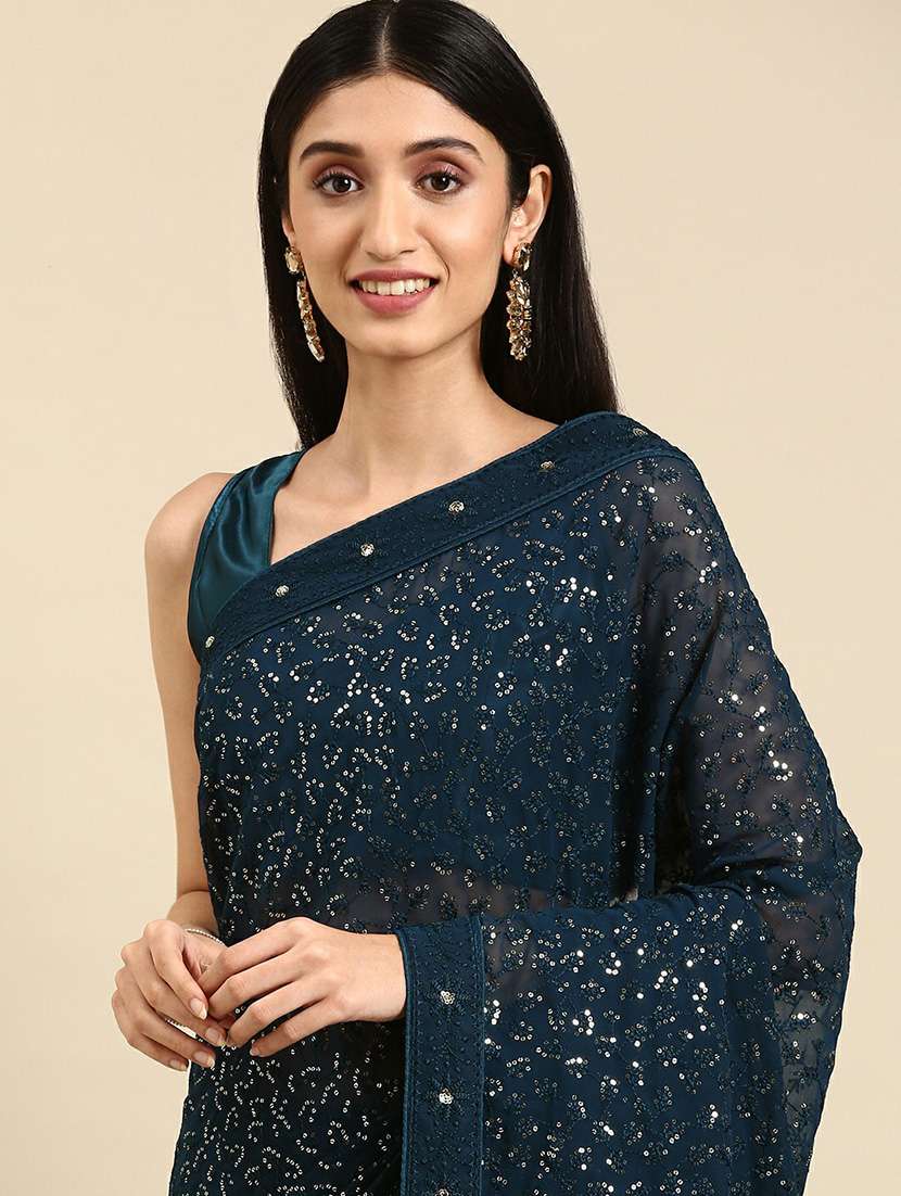 women's embellished saree - 20299986 - Standard Image - 2