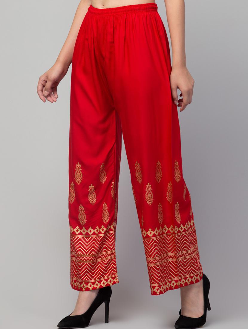 set of 2 bottom placement print palazzo - 20300718 - Standard Image - 7