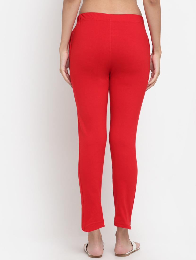 women mid rise solid legging - 20300834 - Standard Image - 2